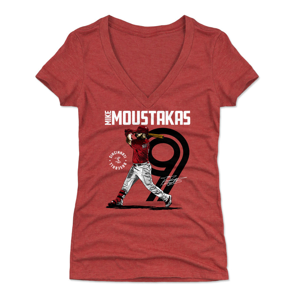 Mike Moustakas Women&#39;s V-Neck T-Shirt | 500 LEVEL