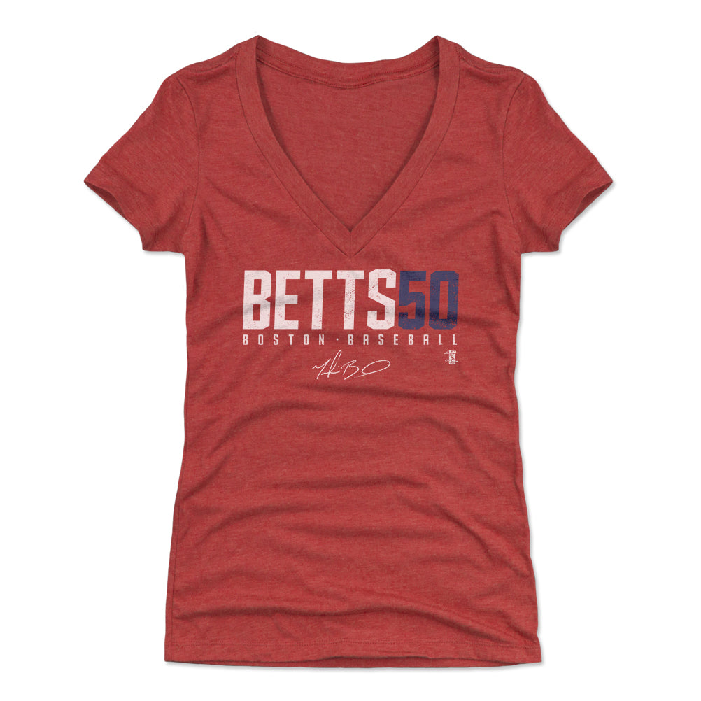 Mookie Betts Women's V-Neck T-Shirt | 500 LEVEL