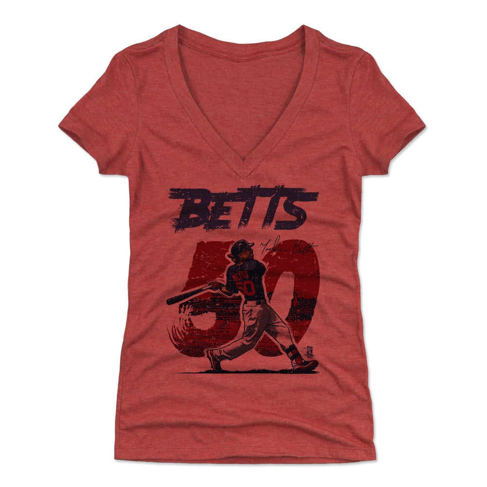 Mookie Betts Women&#39;s V-Neck T-Shirt | 500 LEVEL