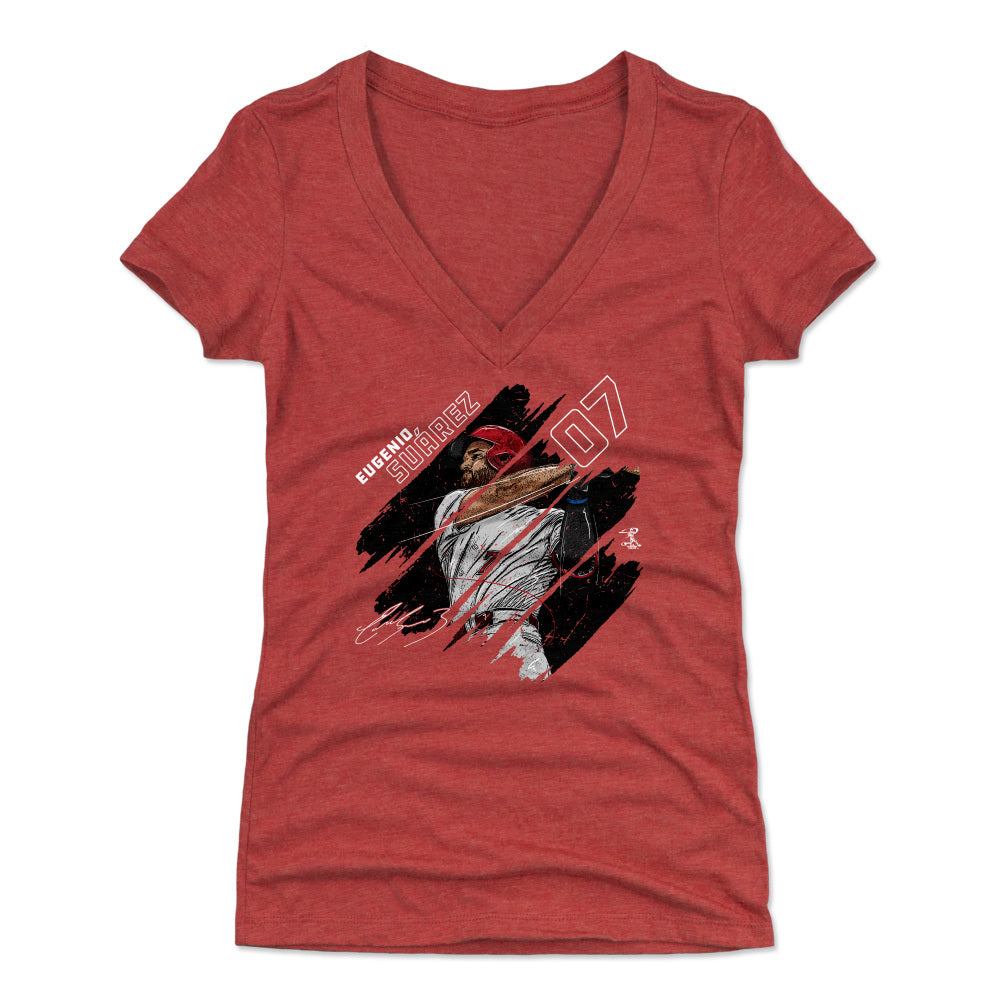Eugenio Suarez Women's V-Neck T-Shirt | 500 LEVEL