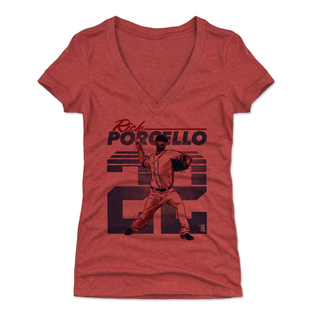 Rick Porcello Women&#39;s V-Neck T-Shirt | 500 LEVEL