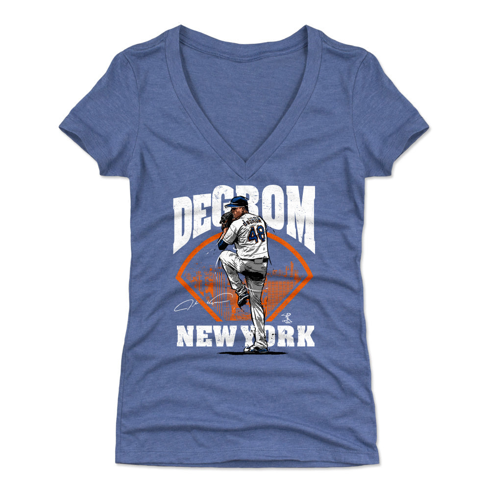 Jacob deGrom Women&#39;s V-Neck T-Shirt | 500 LEVEL