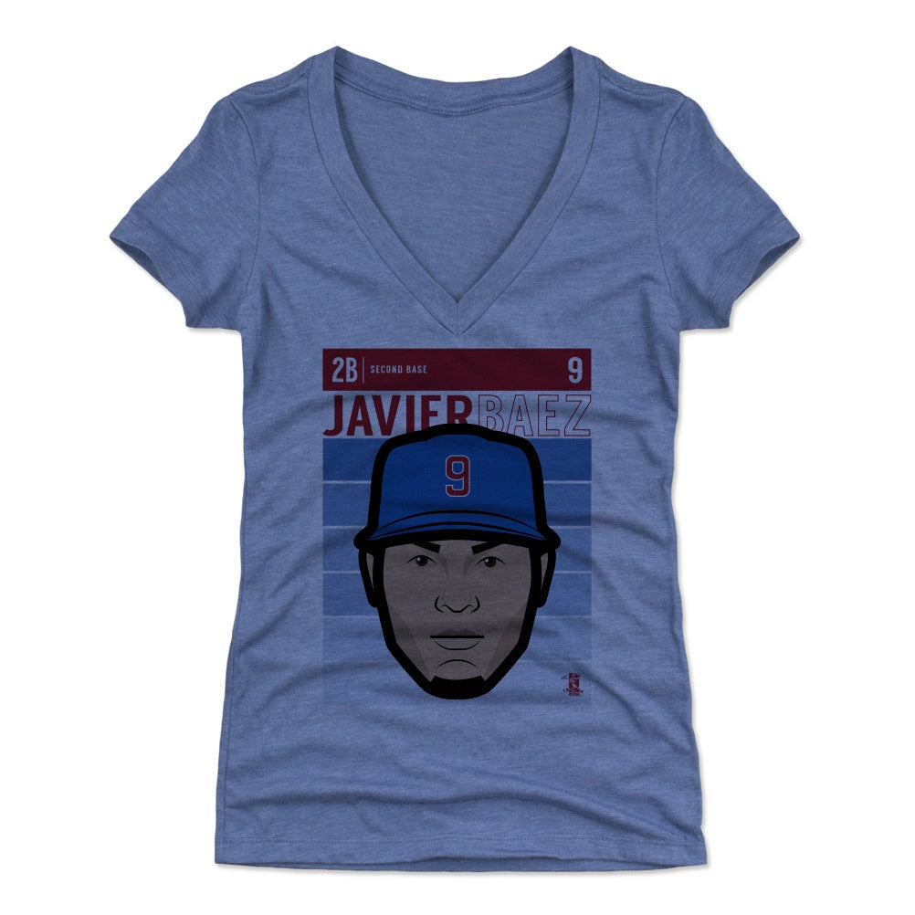 Javier Baez Women's V-Neck T-Shirt | 500 LEVEL