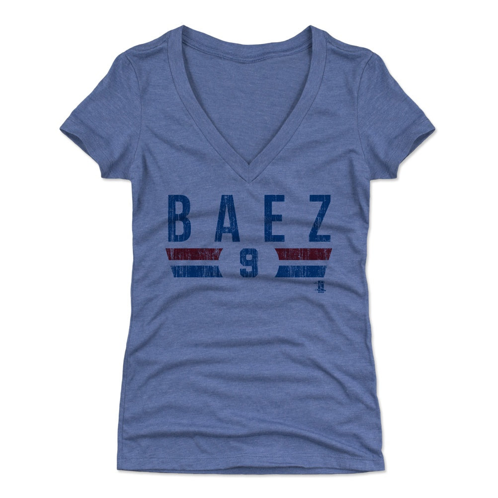 Javier Baez Women&#39;s V-Neck T-Shirt | 500 LEVEL
