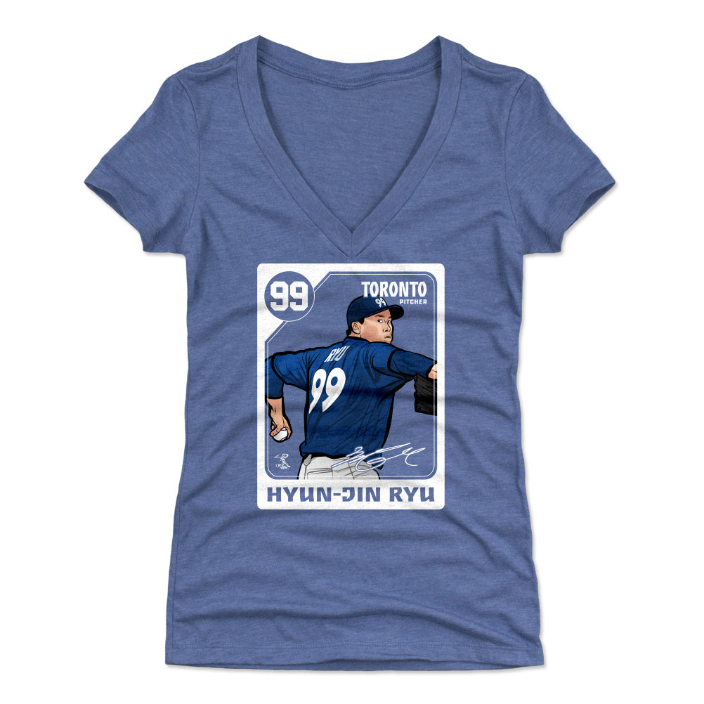 Hyun-Jin Ryu Women&#39;s V-Neck T-Shirt | 500 LEVEL