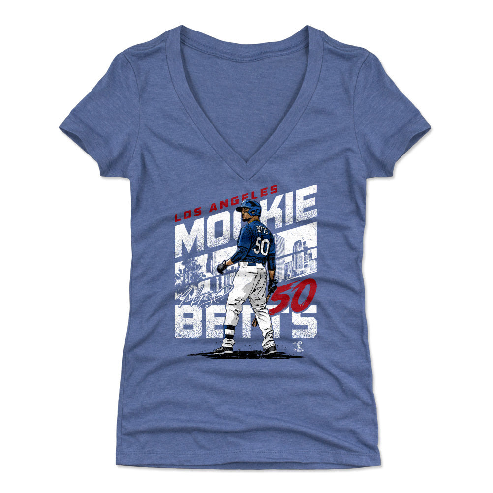 Mookie Betts Women&#39;s V-Neck T-Shirt | 500 LEVEL